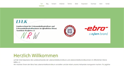Desktop Screenshot of lebensmittelkontrolle-nrw.de